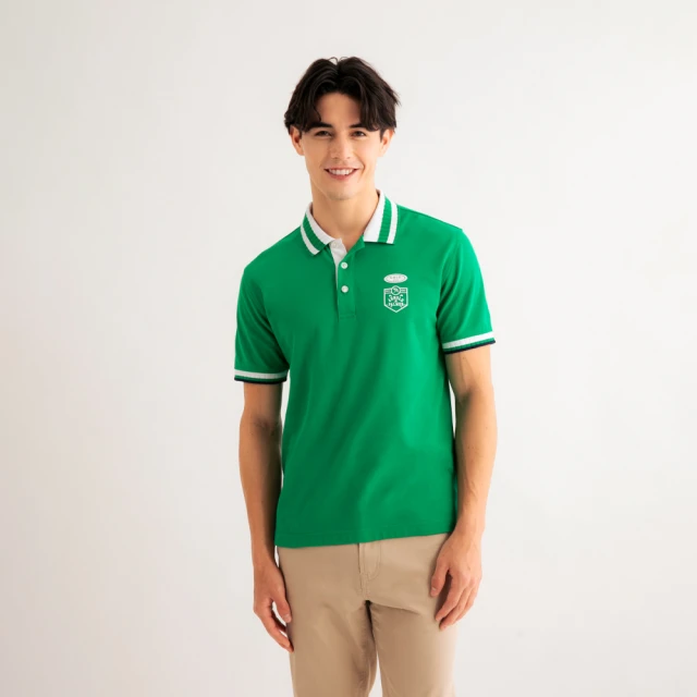 【Arnold Palmer 雨傘】男裝-胸前拼接配色小傘POLO衫(低調灰) 歷史價格詳細信息