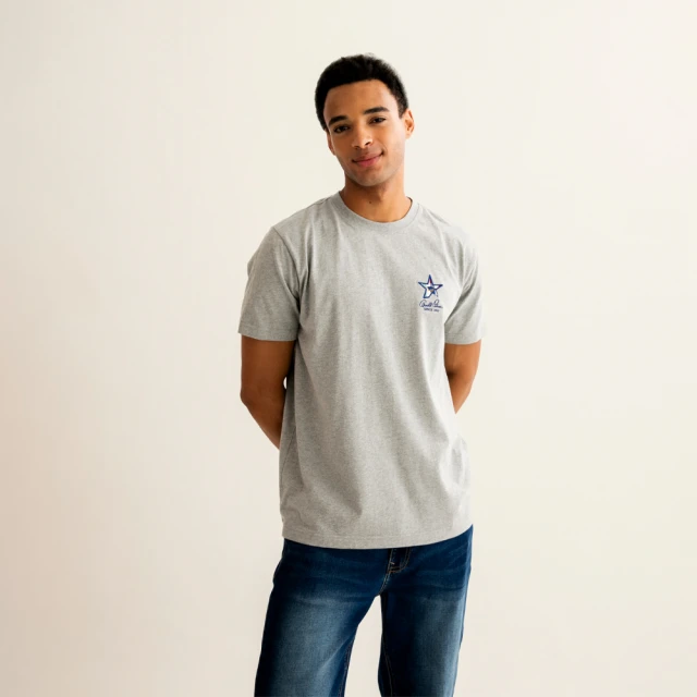 【Arnold Palmer 雨傘】男裝-機能快乾小LOGO印花T-Shirt(灰色) 歷史價格詳細信息