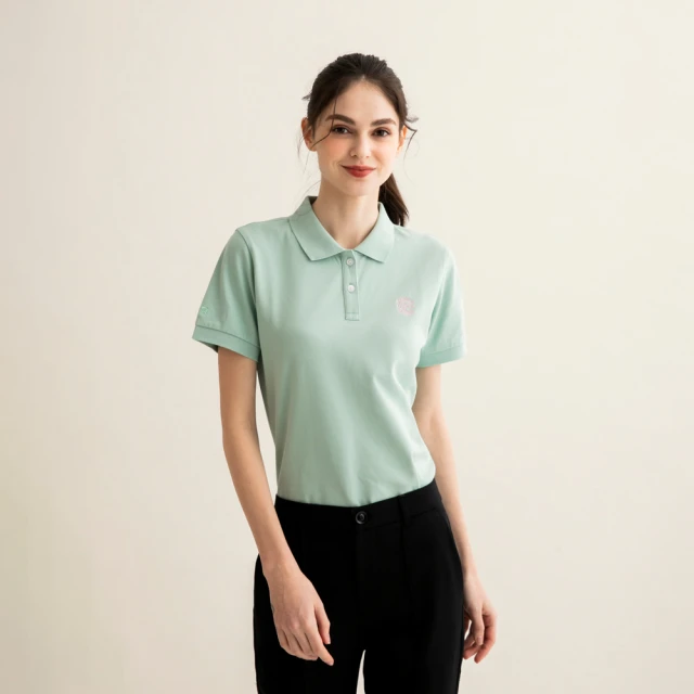 【Arnold Palmer 雨傘】女裝-彈性棉鑽石熊AP印花T-Shirt(湖綠色) 歷史價格詳細信息