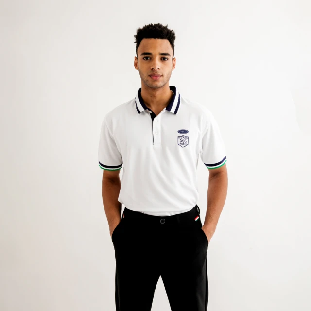 【Arnold Palmer 雨傘】男裝-胸前拼接配色小傘POLO衫(低調灰) 歷史價格詳細信息