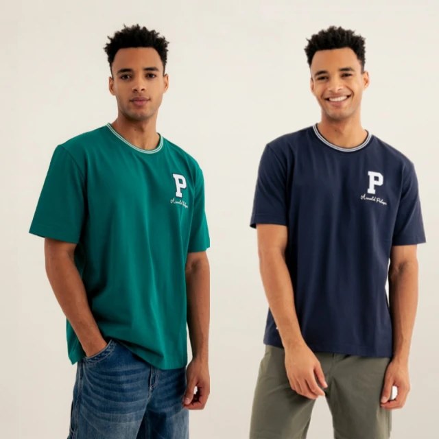 【Arnold Palmer 雨傘】男裝-立體LOGO長袖圓領大學T(黑灰色) 歷史價格詳細信息