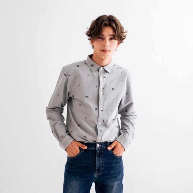 【Arnold Palmer 雨傘】男裝-小傘刺繡細節配色POLO衫(藍色) 歷史價格詳細信息