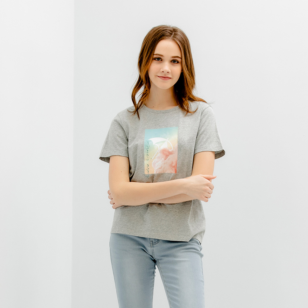 【Arnold Palmer 雨傘】女裝-小傘刺繡彈性花紗網眼布POLO衫(粉紅色) 歷史價格詳細信息