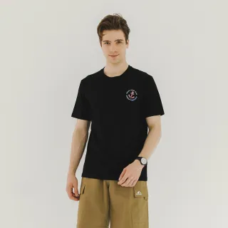 【Hang Ten】男裝-個性印花LOGO圓領上衣(白) 歷史價格詳細信息