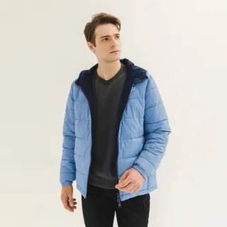 雙面穿連帽男士羽絨服情侶保暖2023新款冬季無性別羊羔絨外套男生-KBY科貝 歷史價格詳細信息