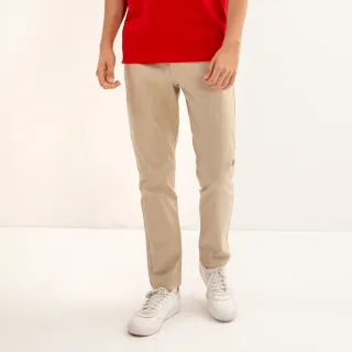 【Hang Ten】男裝-SLIM TAPERED FIT修身錐形五口袋長褲(深綠) 歷史價格詳細信息