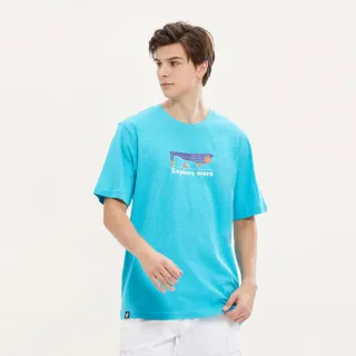 【Hang Ten】男裝-RELAXED FIT BCI純棉加州熊主題印花T恤(卡其) 歷史價格詳細信息