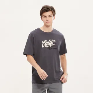 【Hang Ten】男裝-RELAXED FIT BCI純棉加州熊主題印花T恤(卡其) 歷史價格詳細信息