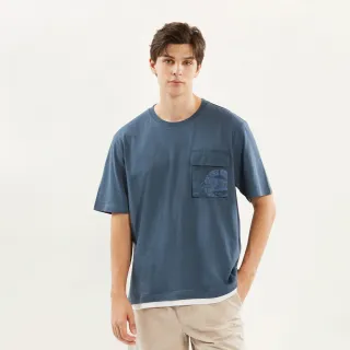 【Hang Ten】男裝-RELAXED FIT BCI純棉加州熊主題印花T恤(卡其) 歷史價格詳細信息