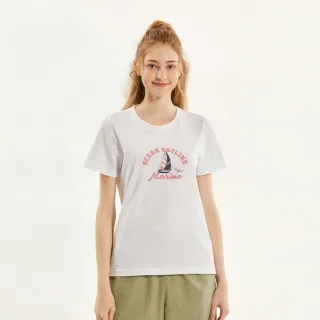 【Hang Ten】女裝-REGULAR FIT BCI純棉加州熊左胸刺繡短袖T恤(淺綠) 歷史價格詳細信息