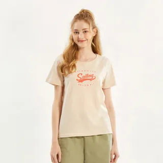 【Hang Ten】女裝-純棉加州海岸印花短袖T恤(粉) 歷史價格詳細信息