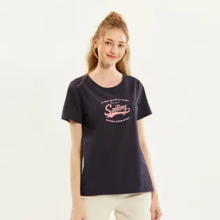 【Hang Ten】女裝-純棉加州海岸印花短袖T恤(粉) 歷史價格詳細信息
