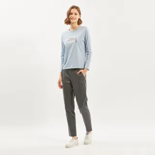 【Hang Ten】女裝-TAPERED FIT錐形仿毛料鬆緊長褲(黑色) 歷史價格詳細信息