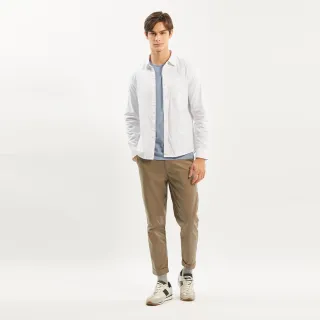 【Hang Ten】男裝-TAPERED FIT五口袋錐形休閑工裝長褲(卡其) 歷史價格詳細信息