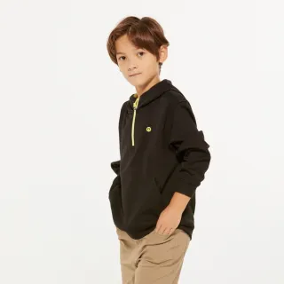 【Hang Ten】男童-Charlie Brown趣味織標多色拼接連帽T恤(米白) 歷史價格詳細信息