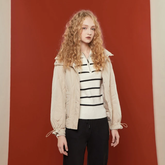 【Hang Ten】女裝-韓國同步款-內刷毛保暖大學T(淺粉) 歷史價格詳細信息