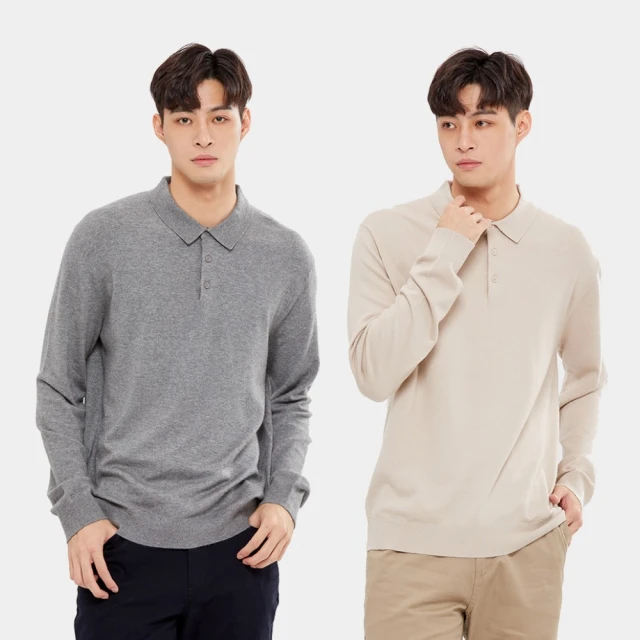 【Hang Ten】男裝-混紡經典素面毛衣(花紗灰) 歷史價格詳細信息
