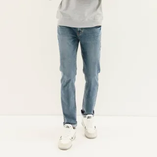 【Hang Ten】男裝-環保再生紗-TAPERED FIT錐形中腰九分丹寧褲(藍色) 歷史價格詳細信息