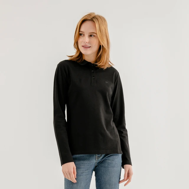 【Hang Ten】女裝-腳丫短袖POLO衫-白 歷史價格詳細信息