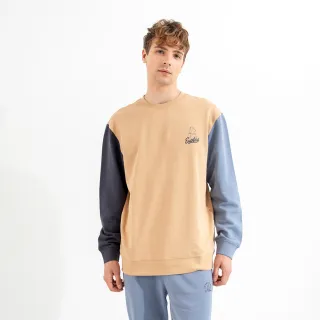 【Hang Ten】男裝-小熊印花大學T(灰黑) 歷史價格詳細信息