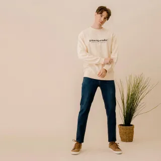 【Hang Ten】男裝-TAPERED FIT錐形打褶鬆緊腰頭九分褲-灰卡其 歷史價格詳細信息