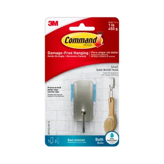 【3M】無痕金屬小型防水掛鉤免釘免鑽掛勾(廚房浴室通用) 價格比較,價格查詢,歷史價格詳細信息