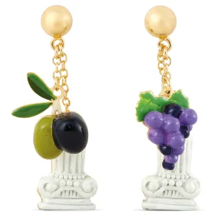 【Les Nereides】大師的畫布-水果籃與花卉耳環 歷史價格詳細信息