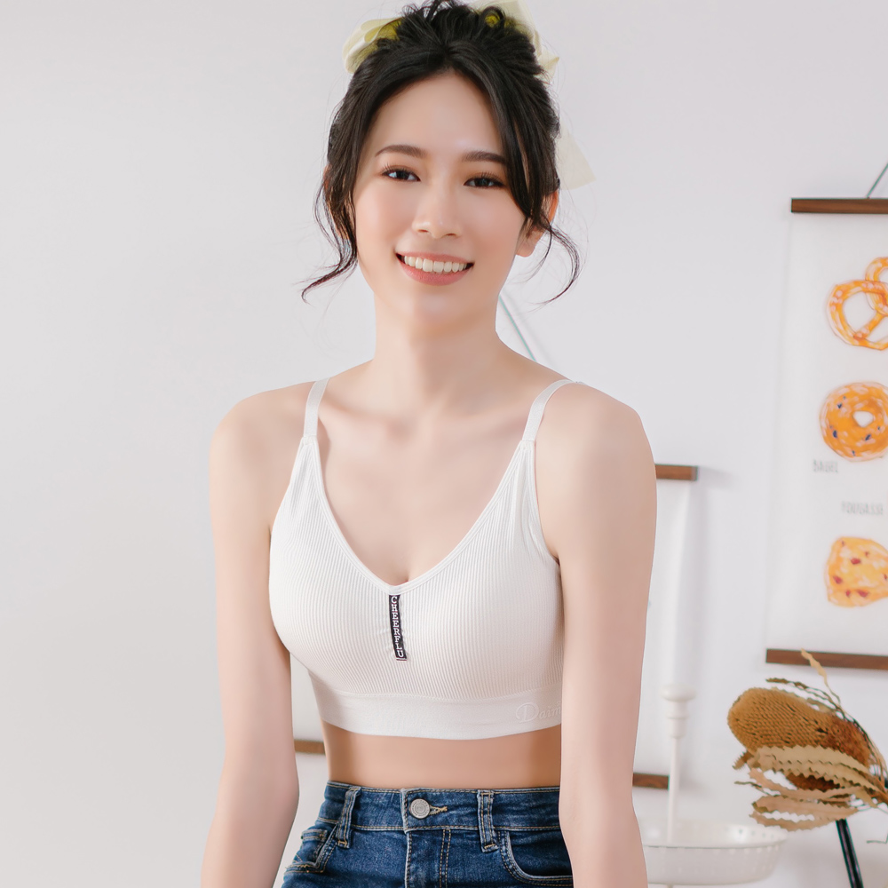 【Daima 黛瑪】無鋼圈 加大尺碼 莫代爾/零著感/細肩/超柔軟BRA TOP(5件組) 歷史價格詳細信息