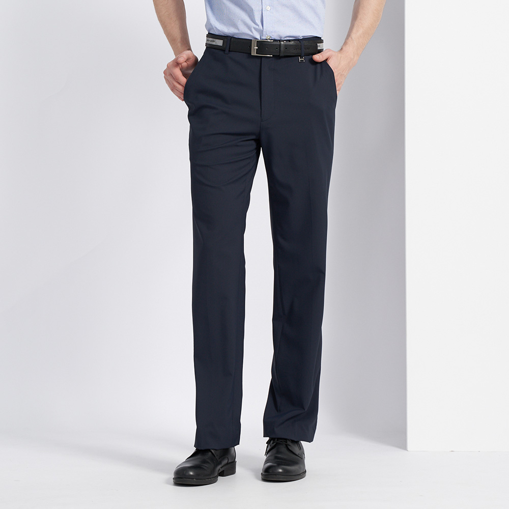 【pierre cardin 皮爾卡登】男款 吸濕速乾彈性素色平口西裝長褲-丈青色 (5227846-38) 歷史價格詳細信息