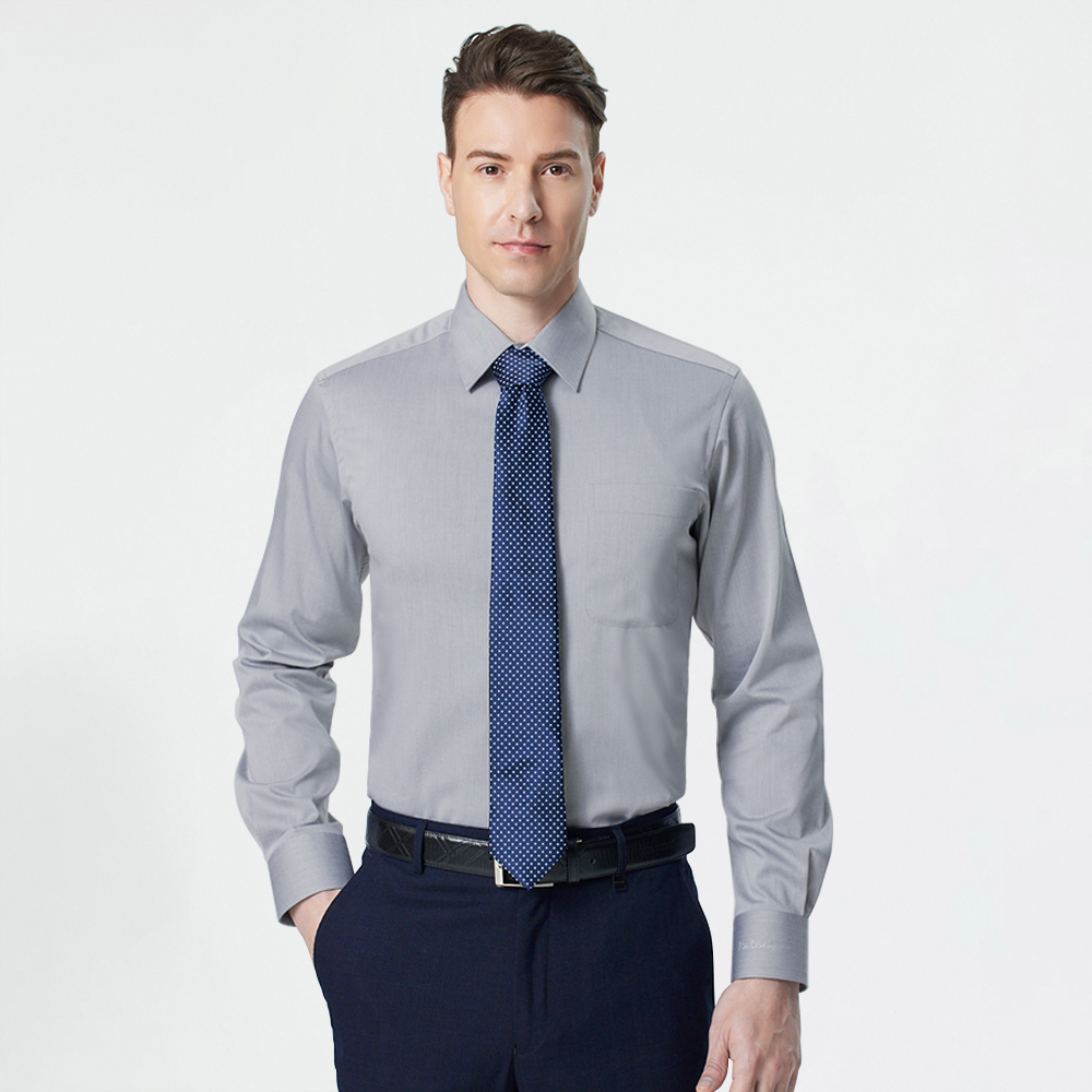 棉質男士白襯衫  長袖純色商務襯衫  寬松職業免燙男襯衣短袖青年寸衫   诺诺 歷史價格詳細信息