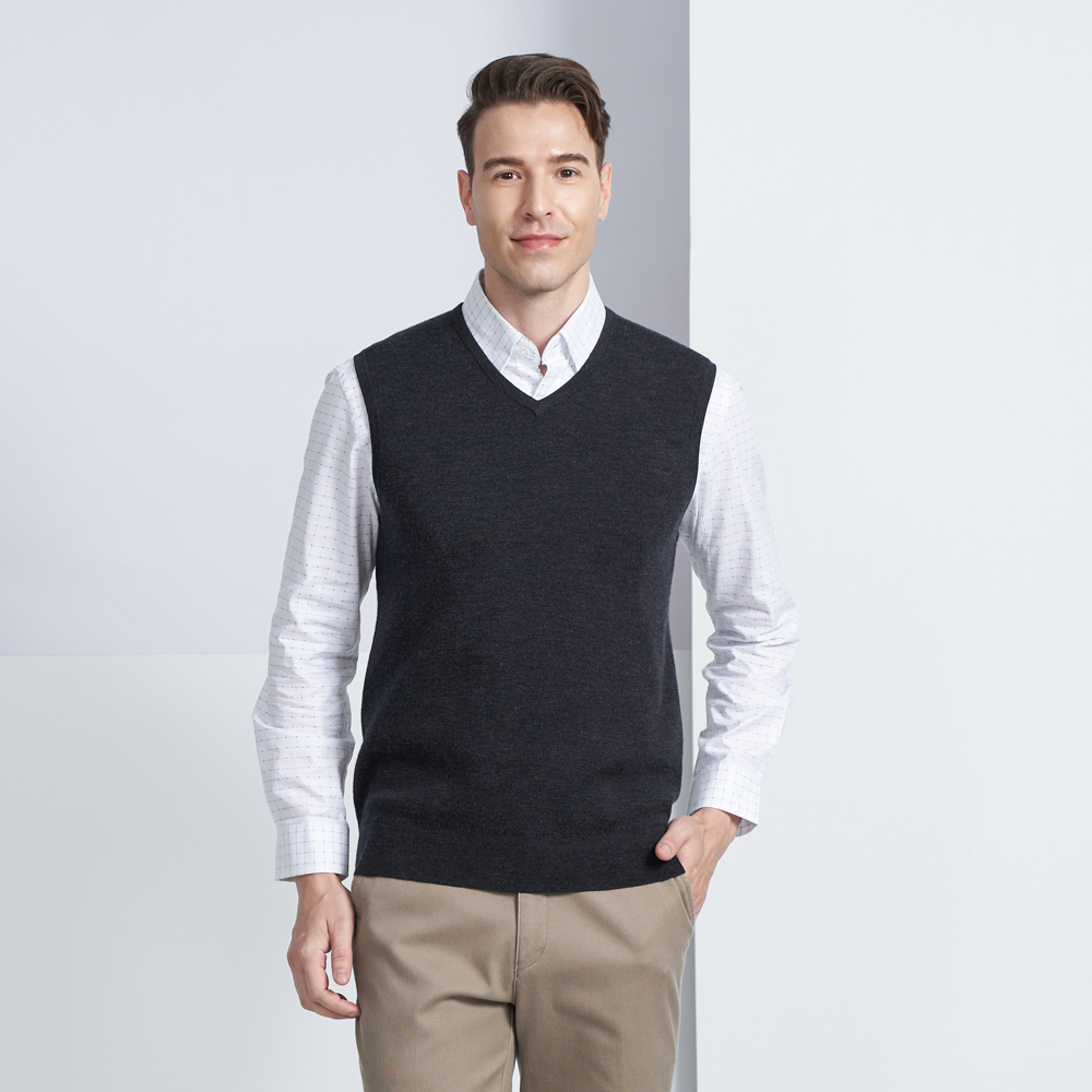 【pierre cardin 皮爾卡登】男款 純羊毛針織立領毛衣外套-黑色(5225412-99) 歷史價格詳細信息