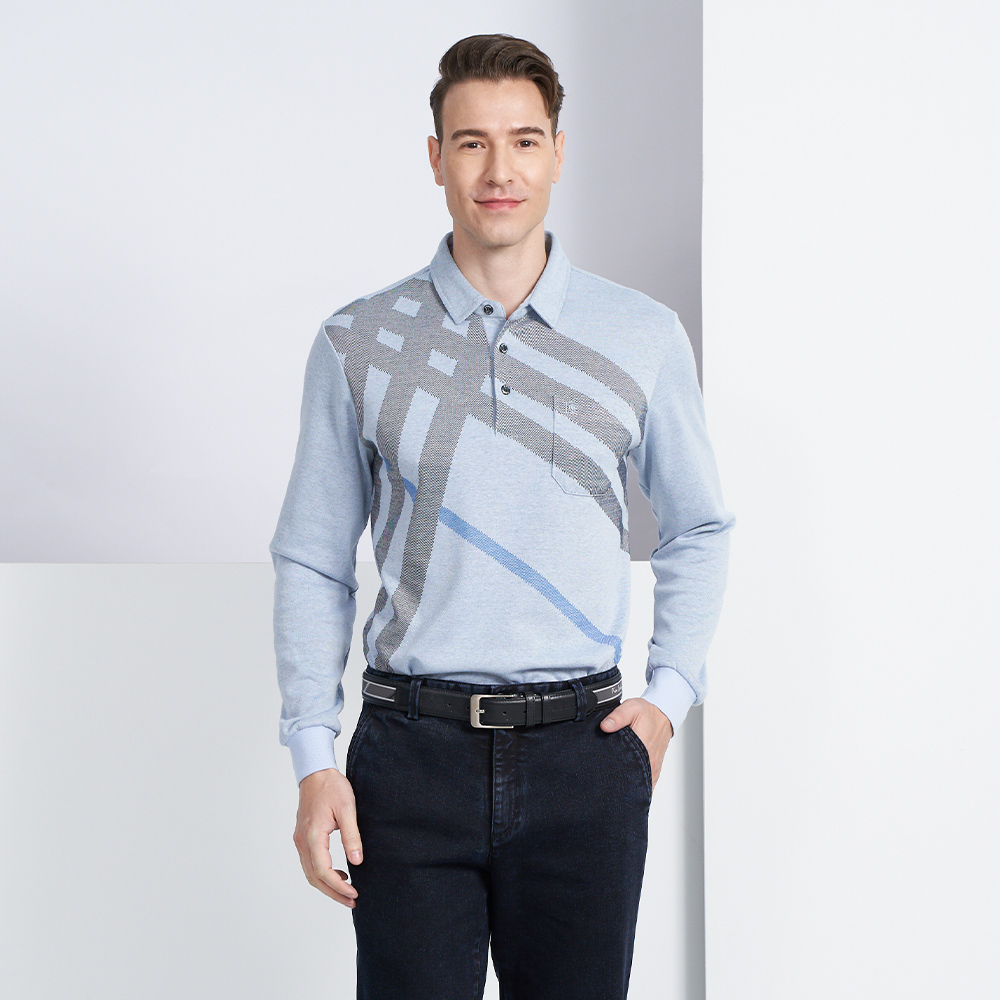 【pierre cardin 皮爾卡登】商務休閒 蓄熱保暖刷毛定位直條長袖POLO衫-粉色(5225286-76) 歷史價格詳細信息