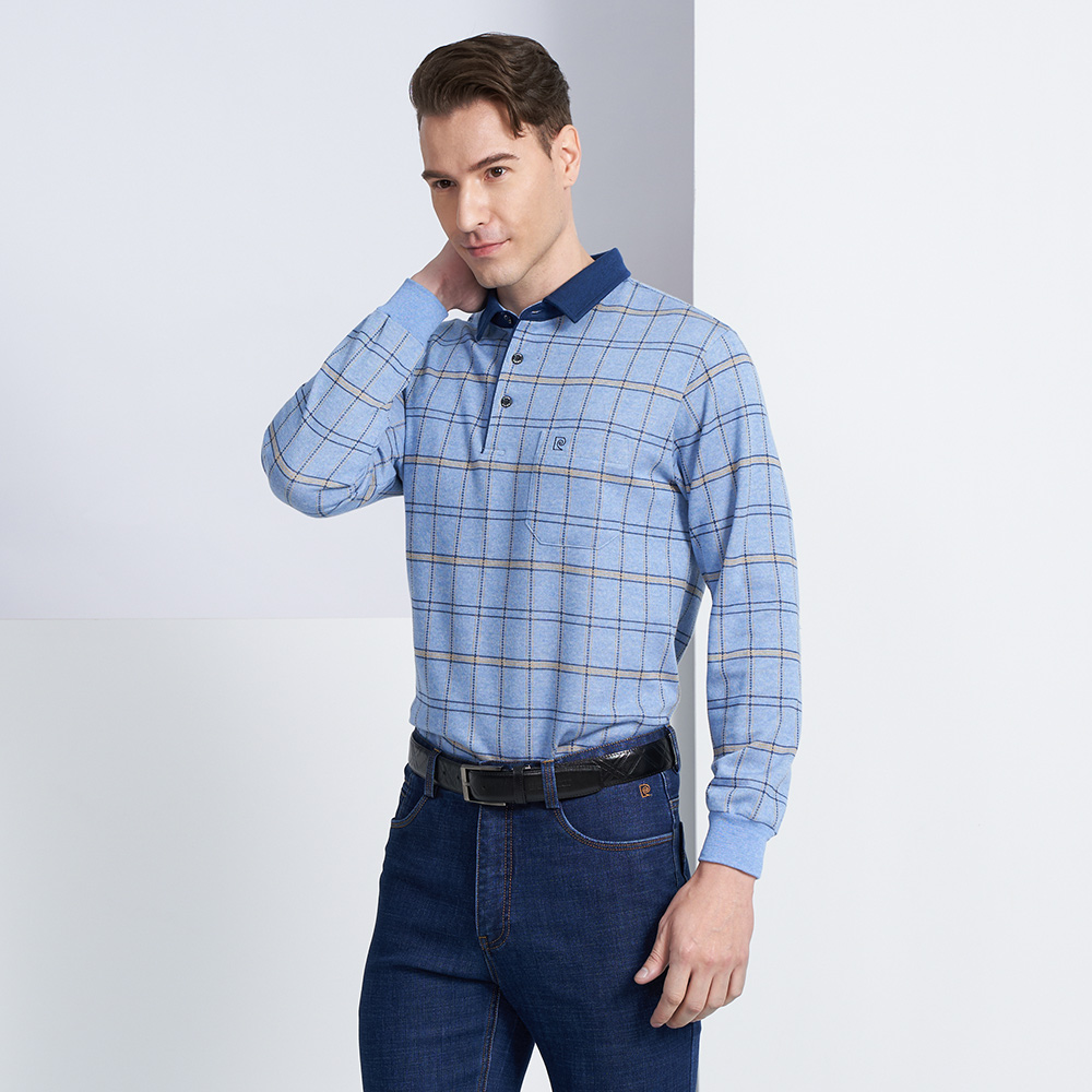 【pierre cardin 皮爾卡登】商務休閒 蓄熱保暖刷毛定位直條長袖POLO衫-粉色(5225286-76) 歷史價格詳細信息