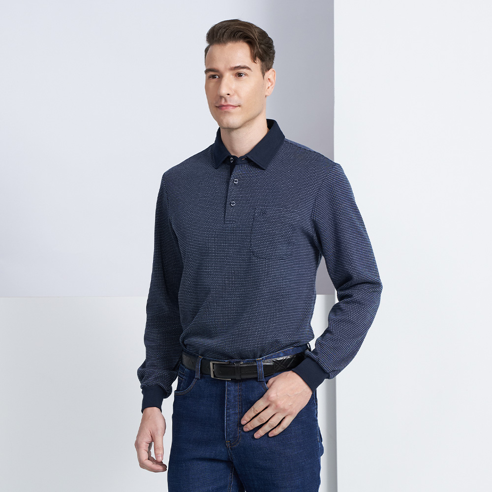 【pierre cardin 皮爾卡登】商務休閒 蓄熱保暖刷毛定位直條長袖POLO衫-粉色(5225286-76) 歷史價格詳細信息