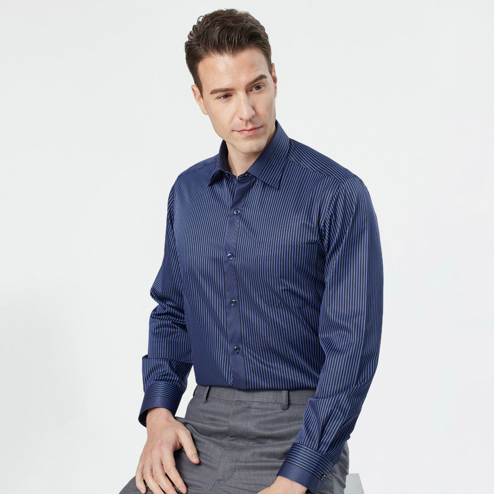 定制長袖襯衫男女士工作服短袖白襯衣訂做職業裝印logo廣告文化衫#皇運 歷史價格詳細信息