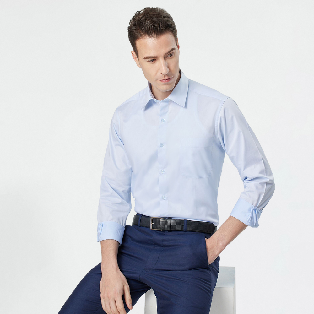 純棉藍色襯衫男新款秋裝衫衣外套襯衣男士上衣休閑男裝寸衫長袖衫長袖襯衫牛仔 長袖t shirt 排汗 t恤 男生衣著 素色 歷史價格詳細信息