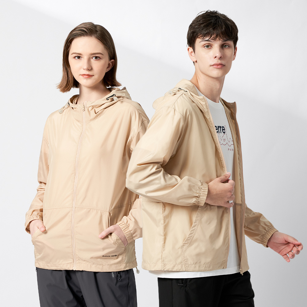 【pierre cardin皮爾卡登】男女款 防曬防潑水彈力透氣內網裡拼接外套 (7247661/ 8247661) 歷史價格詳細信息