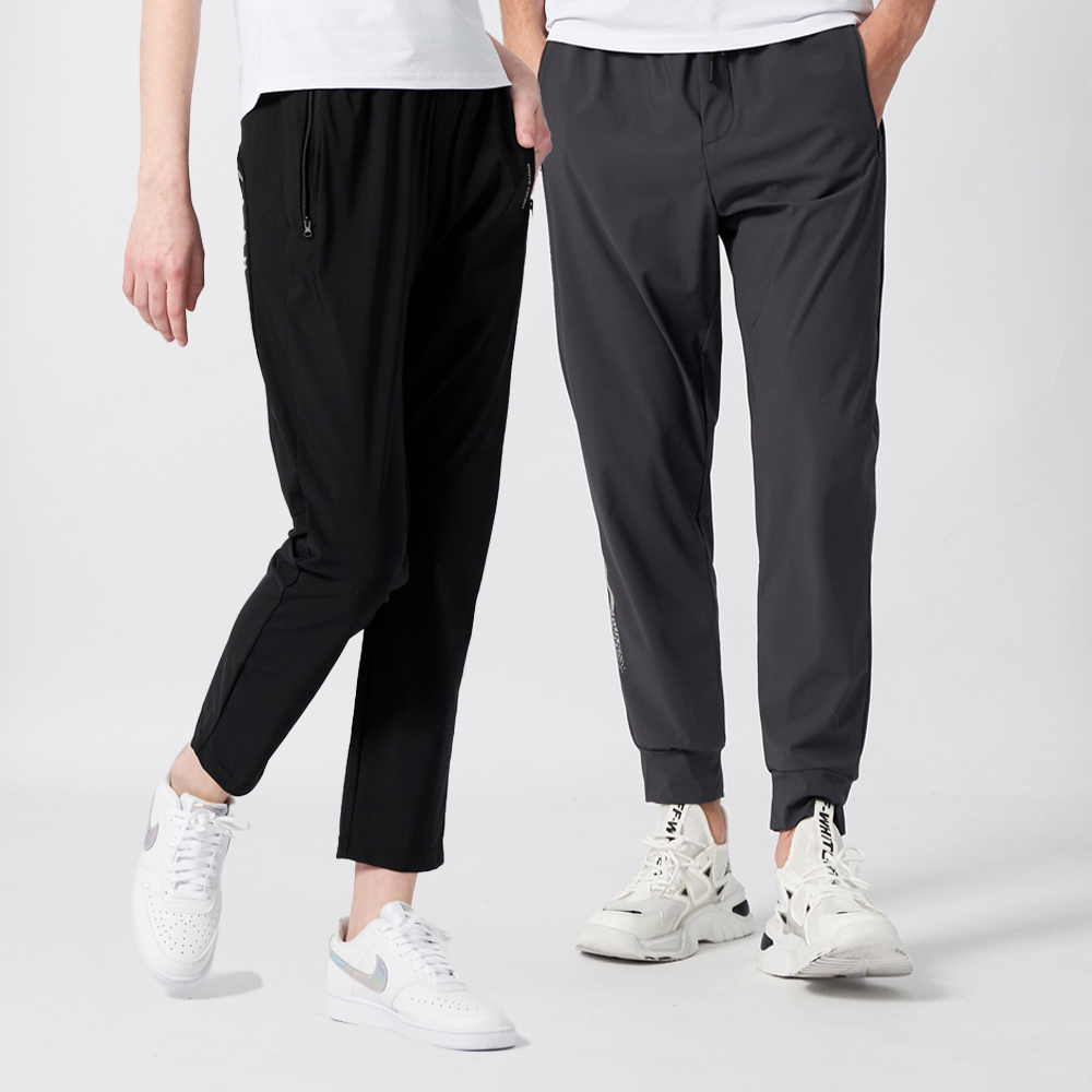 【pierre cardin皮爾卡登】男女同款 冰絲速乾彈力休閒長褲 (7247883 褲腳束口) 歷史價格詳細信息