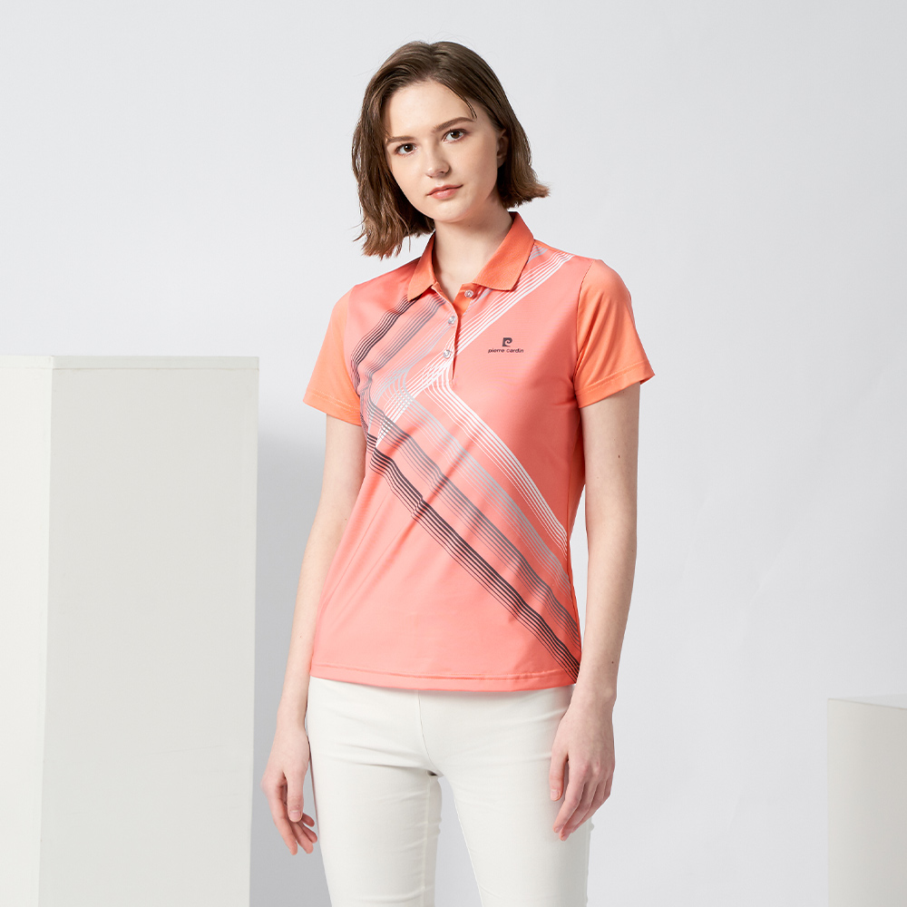 【pierre cardin 皮爾卡登】輕運動 女款 Hi Cool吸濕排汗彈性網眼素面短袖POLO衫-白色(8227291-90) 歷史價格詳細信息