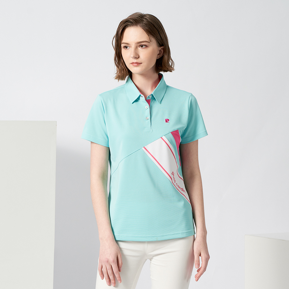 【pierre cardin 皮爾卡登】輕運動 女款 Hi Cool吸濕排汗彈性網眼素面短袖POLO衫-白色(8227291-90) 歷史價格詳細信息