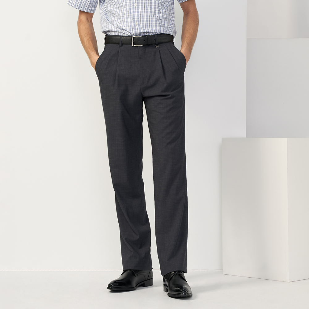 【pierre cardin 皮爾卡登】男款 彈性打摺休閒長褲-丈青色(5225873-38) 歷史價格詳細信息