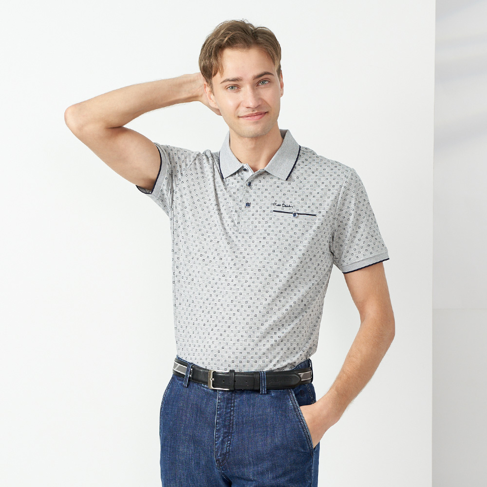 【pierre cardin 皮爾卡登】男款 純絲光羊毛素色斜紋緹花半高領毛衣-丈青色 (5185406-38) 歷史價格詳細信息