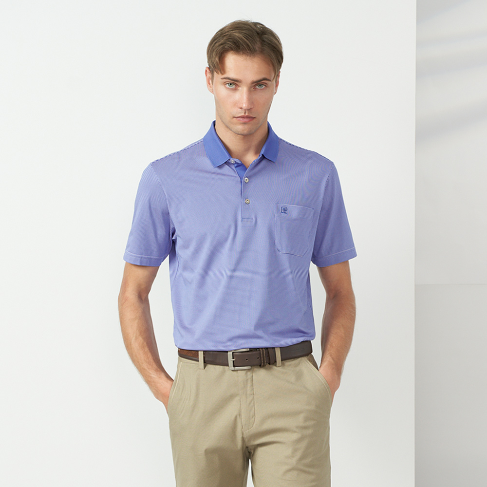 【pierre cardin 皮爾卡登】男款 TOP小組織短袖POLO衫-淺紫色 (5237298-28) 歷史價格詳細信息