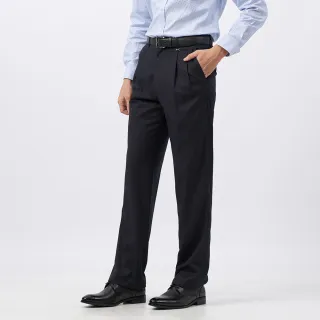 【pierre cardin 皮爾卡登】男裝 暗條紋打摺西裝褲-深灰色 (5237853-98) 歷史價格詳細信息