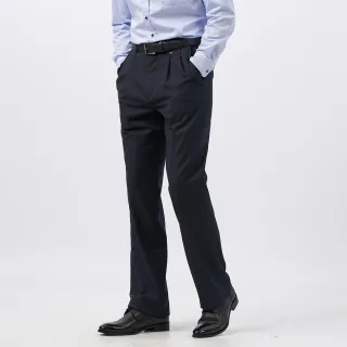 【pierre cardin 皮爾卡登】男款 暗緹花平口西裝褲-深藍色(5225842-38) 歷史價格詳細信息