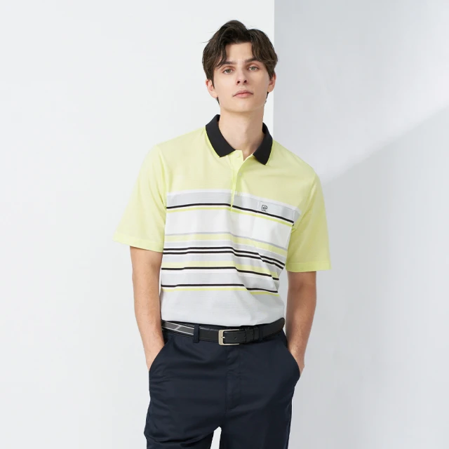 【pierre cardin 皮爾卡登】網路獨家 男款 吸濕排汗簡約條紋商務短袖POLO衫-白色(7237267-90) 歷史價格詳細信息