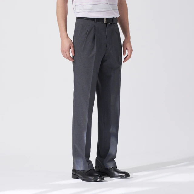 【pierre cardin 皮爾卡登】男裝 素色打摺西裝褲-丈青色 (5237852-38) 歷史價格詳細信息