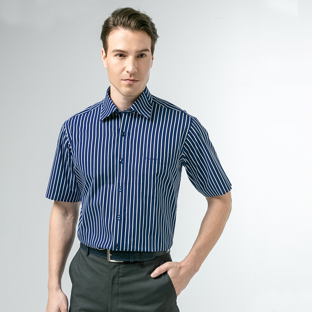 【pierre cardin 皮爾卡登】男襯衫 純棉正裝商務男士棉質素色長袖襯衫_灰色(61855-93) 歷史價格詳細信息