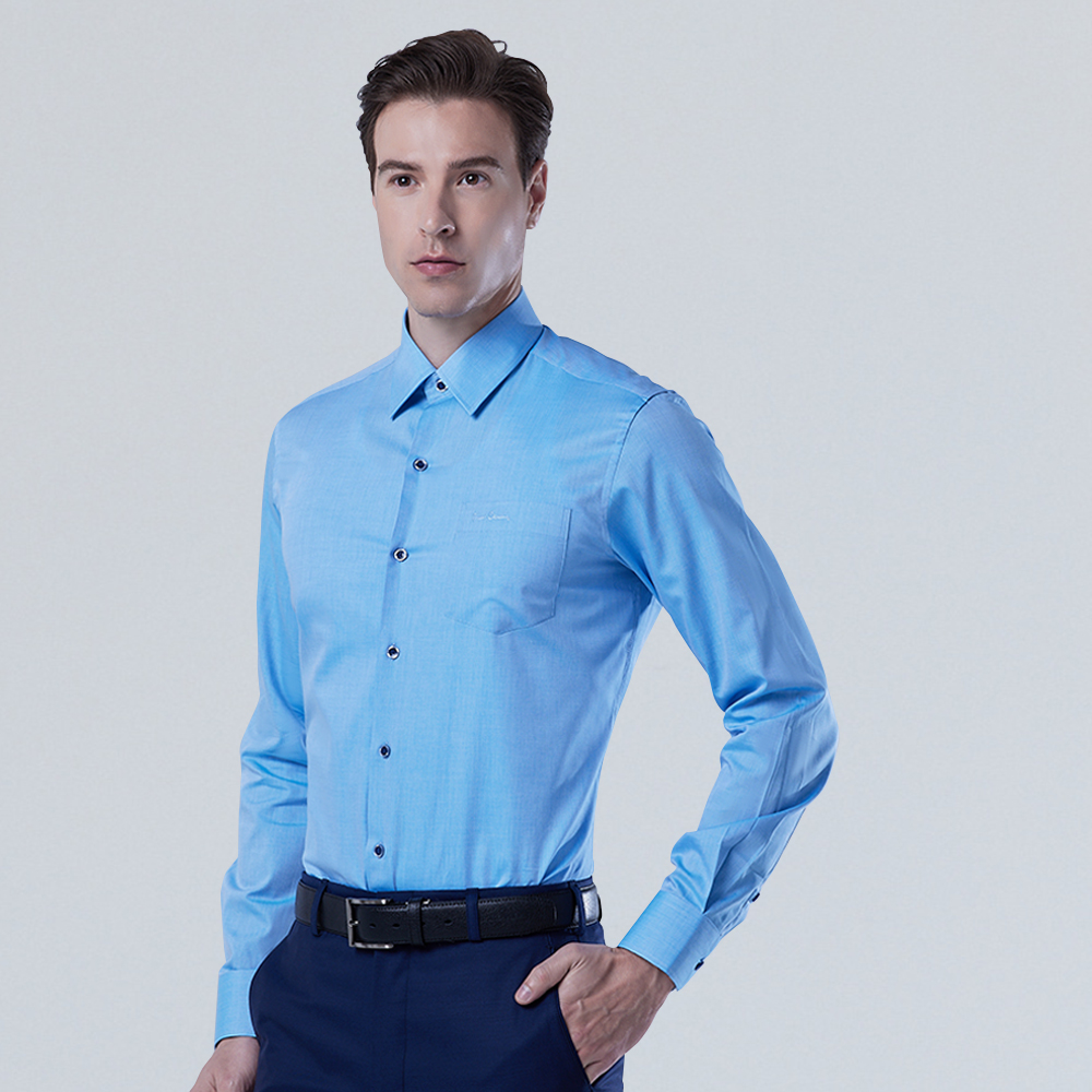 純棉藍色襯衫男新款秋裝衫衣外套襯衣男士上衣休閑男裝寸衫長袖衫長袖襯衫牛仔 長袖t shirt 排汗 t恤 男生衣著 素色 歷史價格詳細信息
