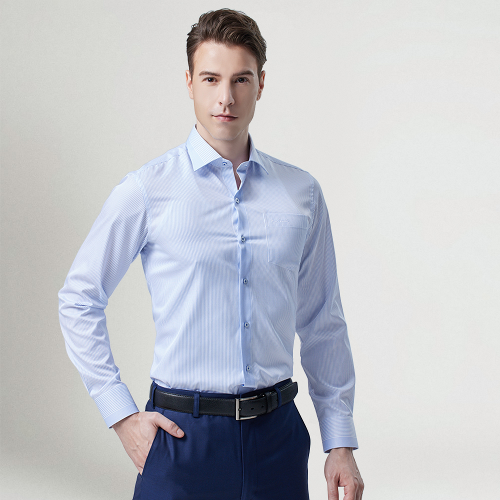 定制長袖襯衫男女士工作服短袖白襯衣訂做職業裝印logo廣告文化衫#皇運 歷史價格詳細信息